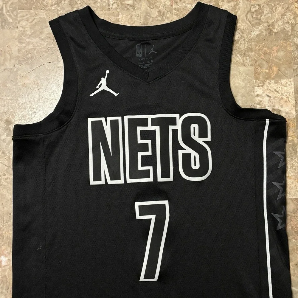 Nike Kevin Durant Nets Jersey Mens Medium Swingman Statement Edition DO9518